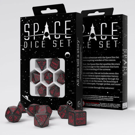 Space Voyager Dice Set by Q Workshop (Set of 7)