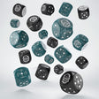 Crosshairs Compact D6 Dice Set: Stormy & Black 20-Pack