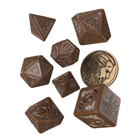 The Witcher Geralt's Roach Companion Dice Set (7 + D2 Coin)