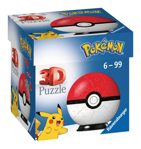 Pokémon 3D Pokéballs Puzzle - Classic, 55 Pieces