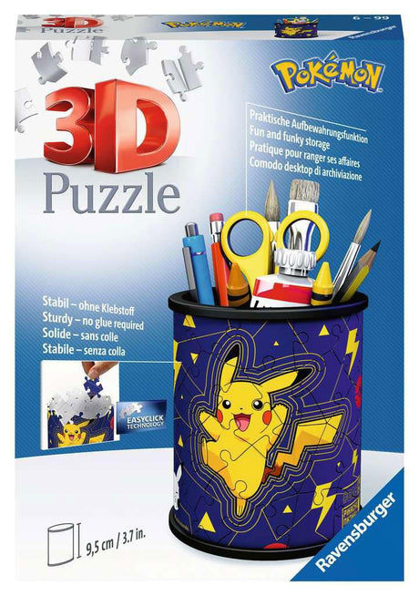 Pokémon 3D Puzzle Pencil Holder by Ravensburger - 54 Pieces
