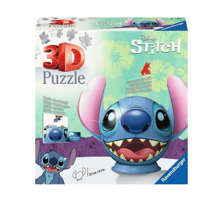 Lilo & Stitch 3D Puzzle Ball - Stitch Character (77 Pieces)