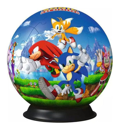 Sonic The Hedgehog 3D Puzzle Ball - 72 Pieces by Ravensburger