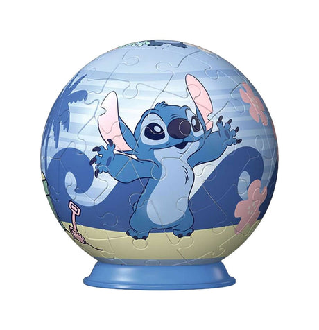 Disney Stitch 3D Puzzle Ball (55 pieces) by Ravensburger