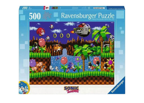 Classic Sonic The Hedgehog 500-Piece Jigsaw Puzzle
