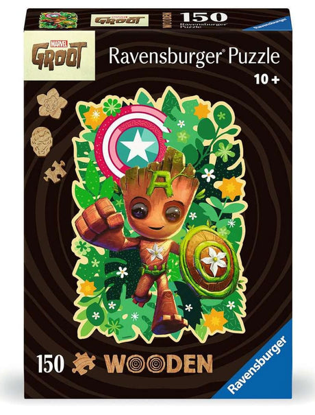 Marvel Groot Wooden Jigsaw Puzzle (150 Pieces)
