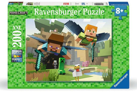 Minecraft XXL Animal Adventures Children's Jigsaw Puzzle (200 Pieces)