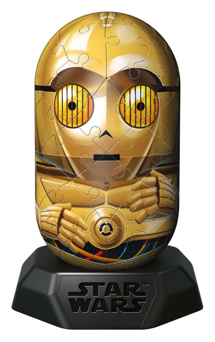 Star Wars Hylkies 3D Capsule Puzzle - C-3PO (55 Pieces)