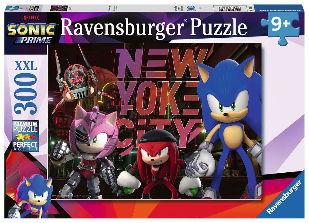 Sonic Prime Children's Jigsaw Puzzle XXL, New York City Scene, 300pcs