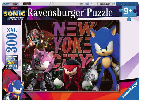 Sonic Prime Children's Jigsaw Puzzle XXL, New York City Scene, 300pcs
