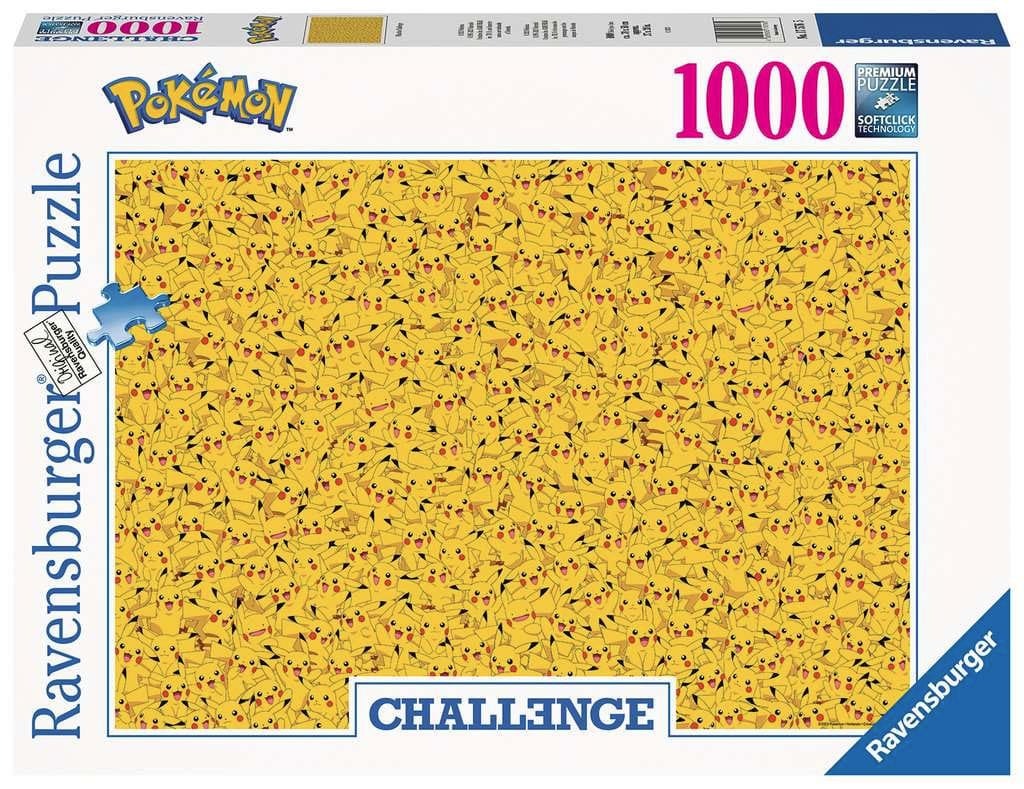 Pokemon Challenge Pikachu Jigsaw Puzzle (1000 Pieces)