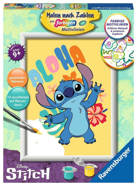Ravensburger Disney Aloha Stitch Paint by Numbers Kit (German Edition)