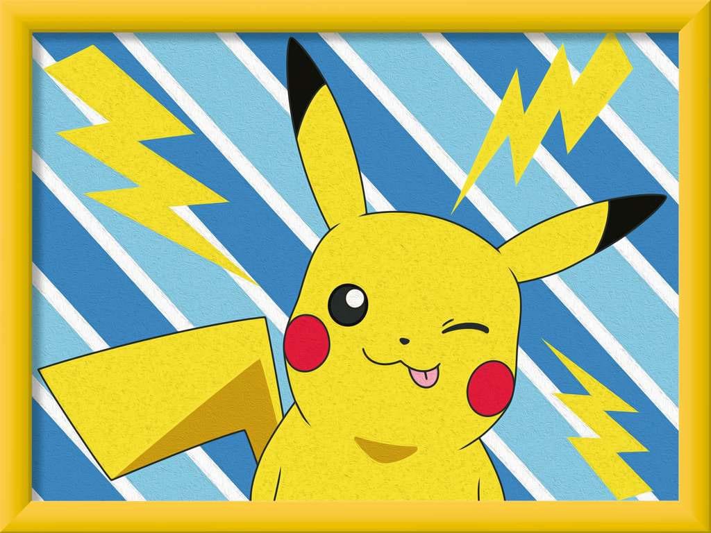Pokémon CreArt Paint by Numbers Set - Pikachu 18x24cm