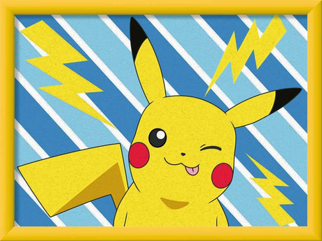 Pokémon CreArt Paint by Numbers Set - Pikachu 18x24cm