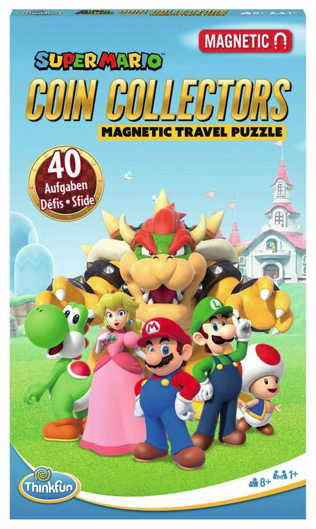 Mario Kart Magnetic Coin Collectors Travel Game - DE-FR-IT Edition