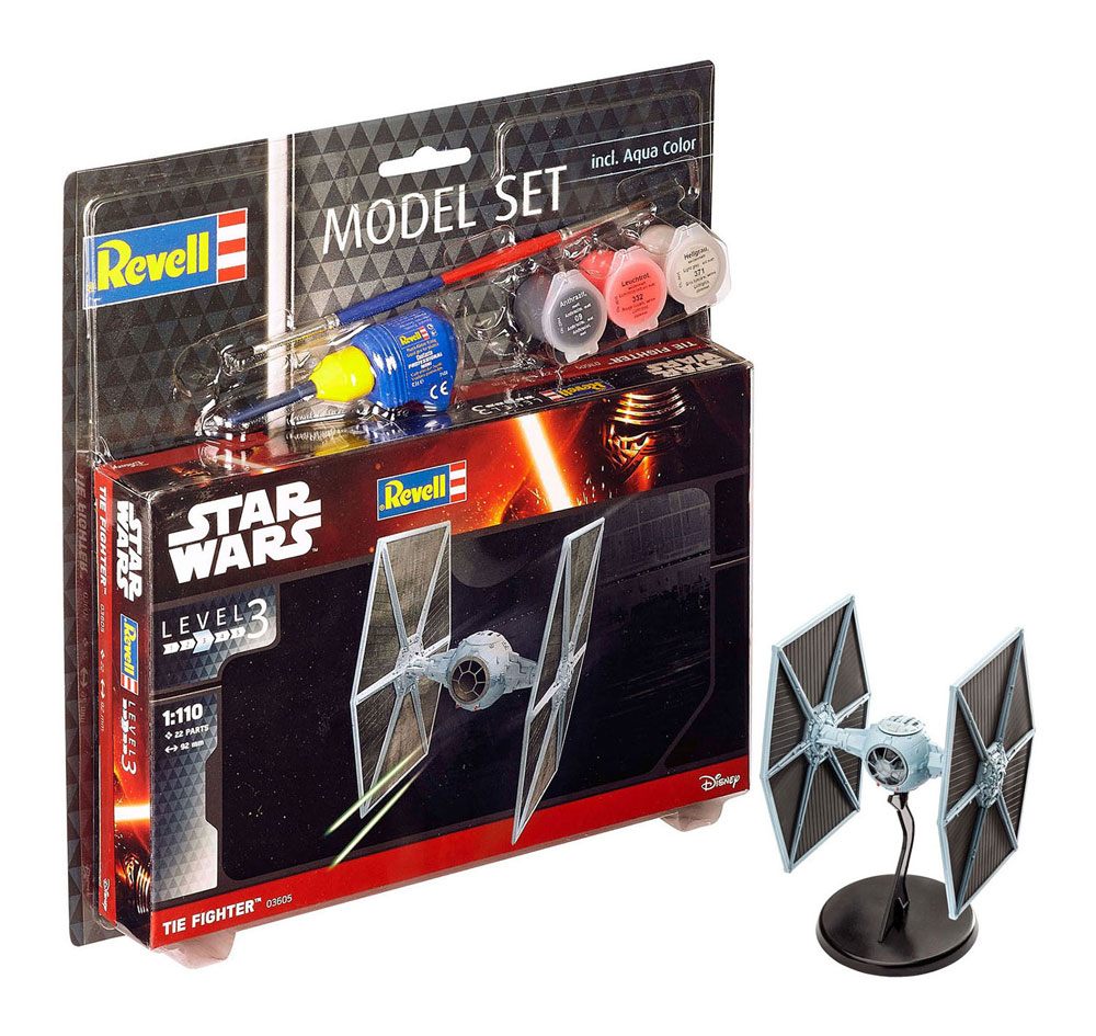 Star Wars 1/110 Scale TIE Fighter Model Kit 9cm by Revell