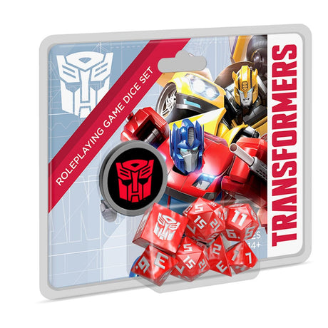 Transformers RPG 8-Piece Dice Set for Roleplaying Game