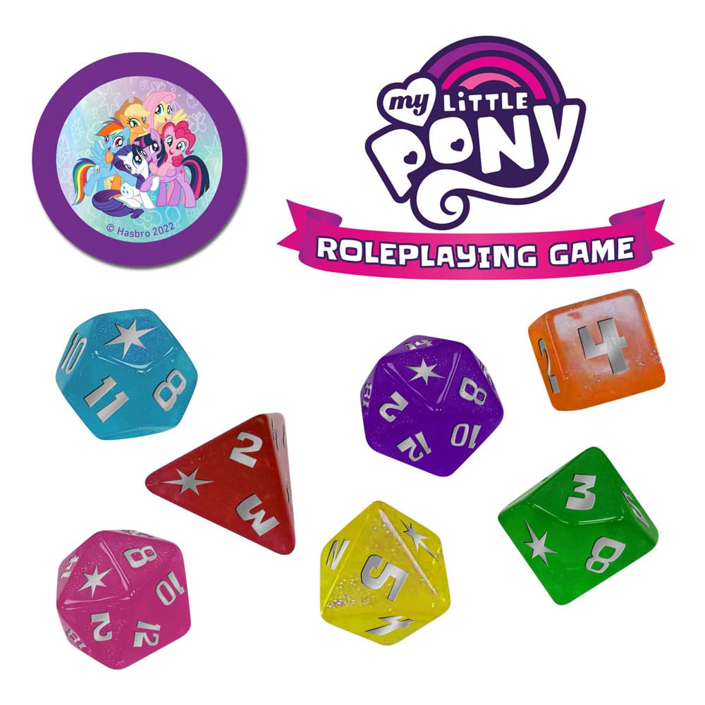 My Little Pony 8-Piece RPG Dice Set by Renegade