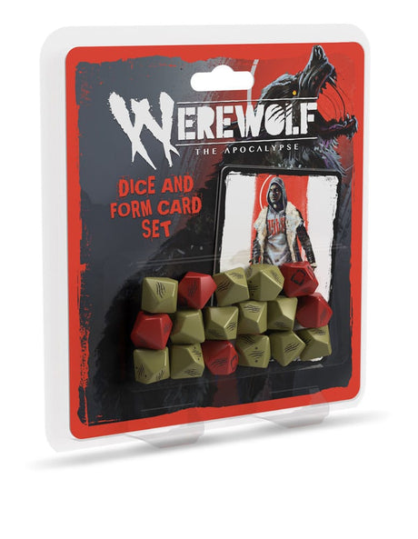 Werewolf: The Apocalypse 5th Edition RPG Dice and Form Cards