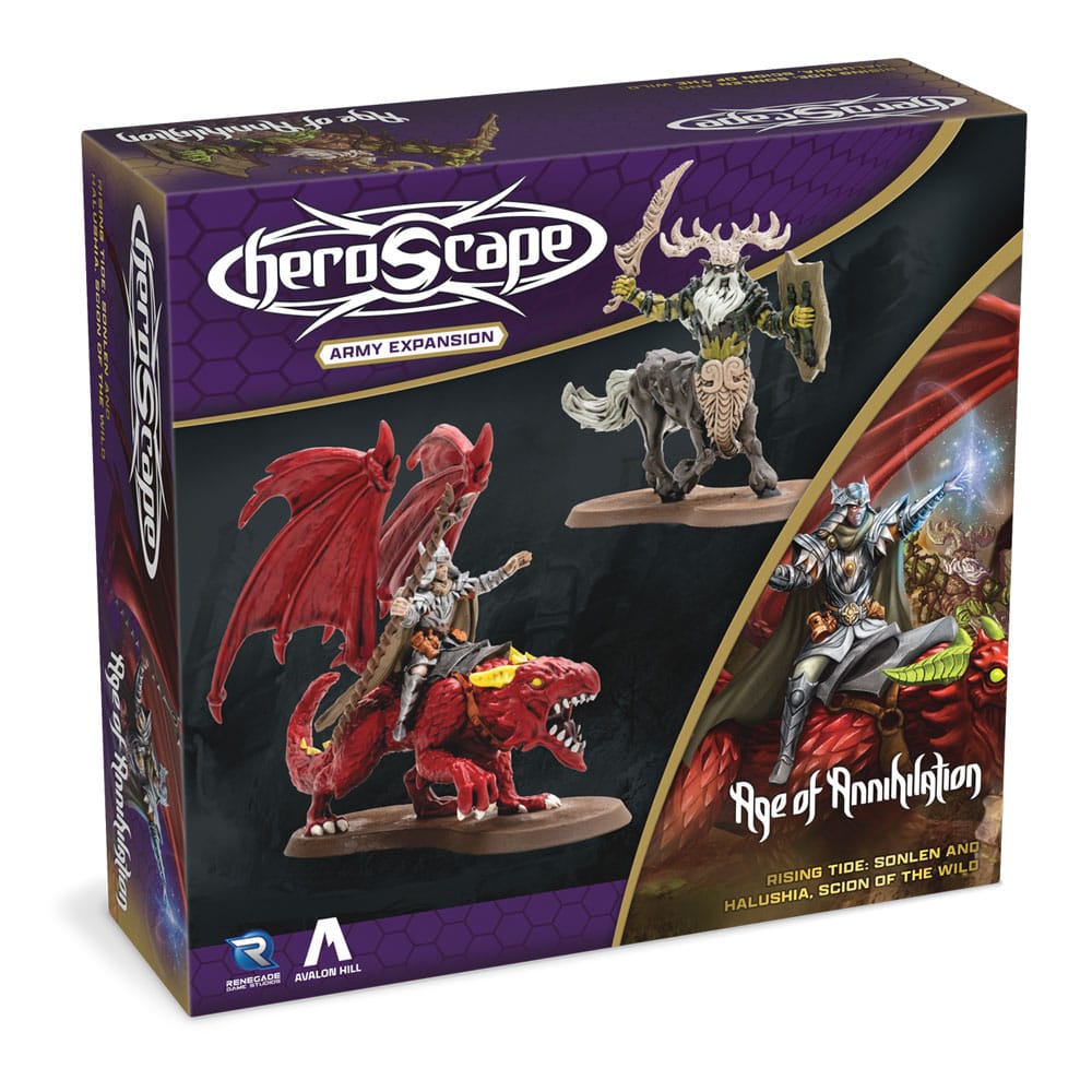 Heroscape Rising Tide Expansion: Sonlen & Halushia Army