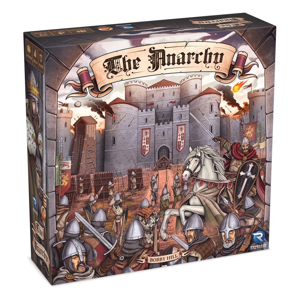 The Anarchy English Version Board Game - Medieval Strategy Euro Game
