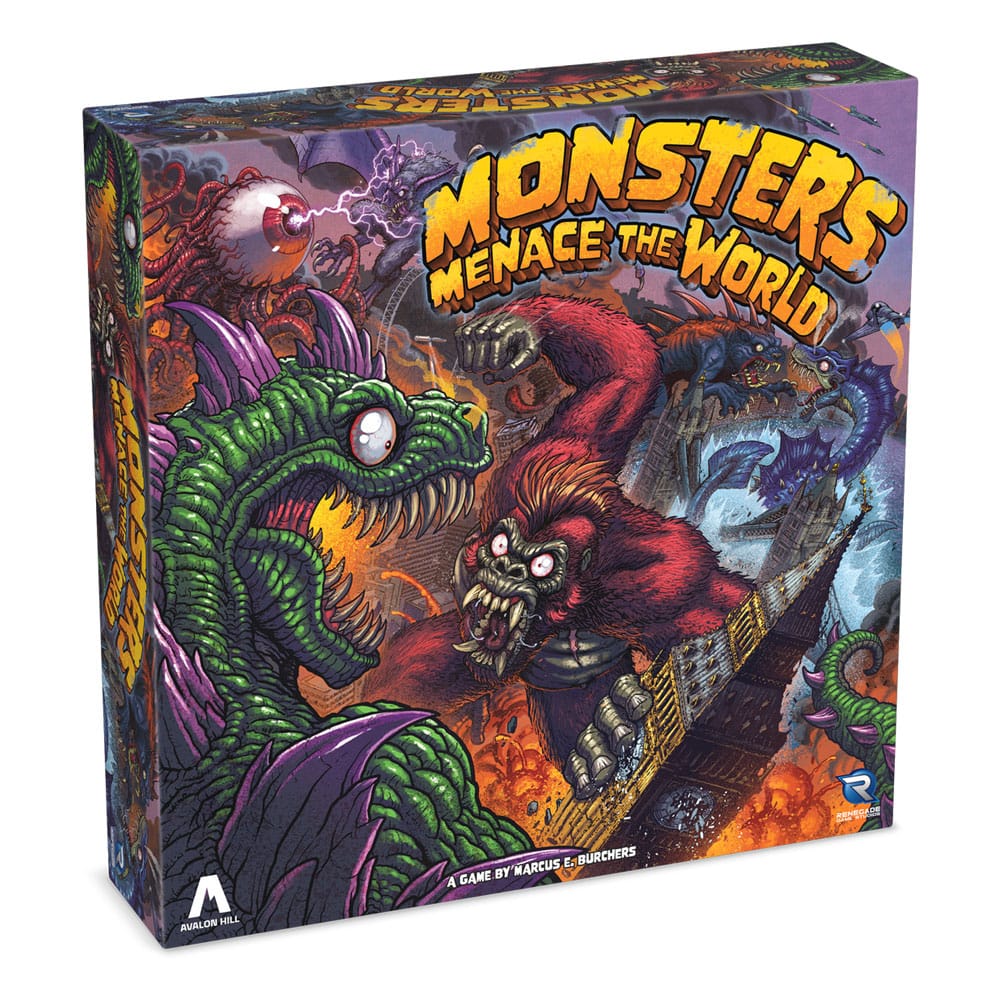 Avalon Hill's Monsters Menace The World Board Game