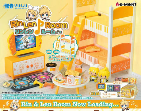 Hatsune Miku Mini Figures - Rin Len Room Display Set (6)