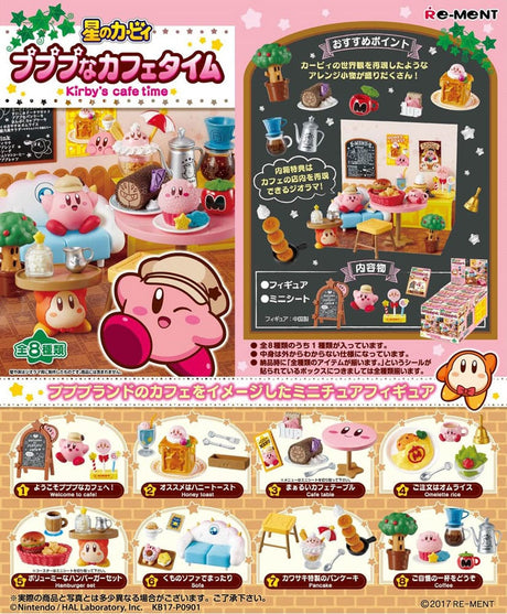 Kirby's Café Time Mini Figures Display Set