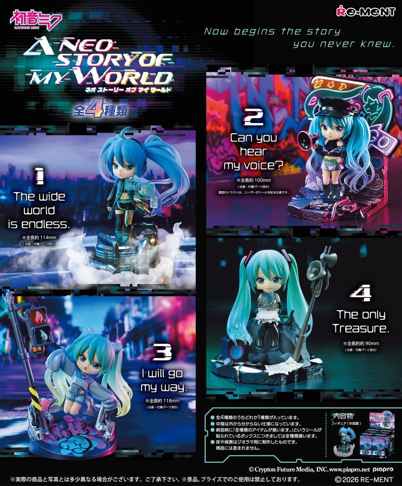 Hatsune Miku Neo Story 12cm Mini Figure Blind Box