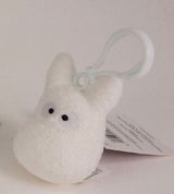 Studio Ghibli My Neighbor Totoro 6cm White Plush Backpack Clip