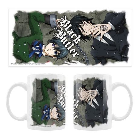 Black Butler Ciel & Sebastian Ceramic Mug