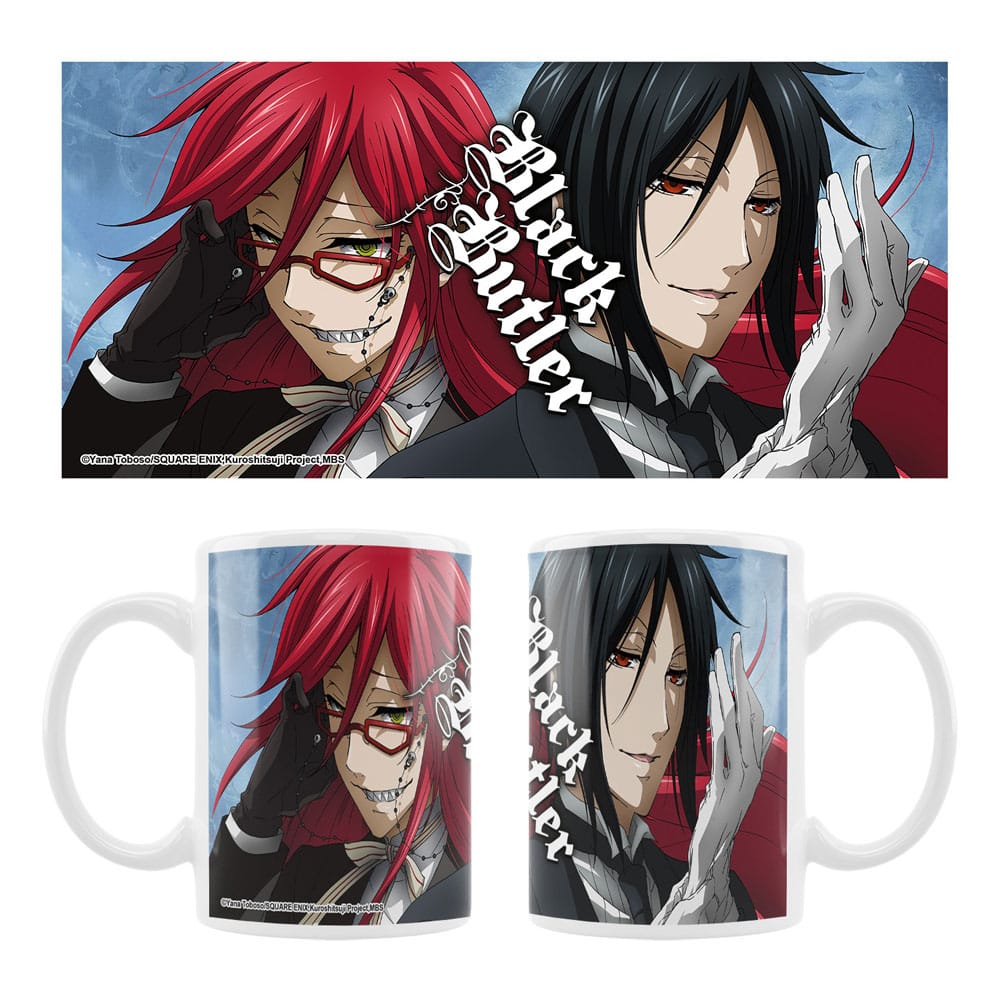 Black Butler Grell & Sebastian Ceramic Mug