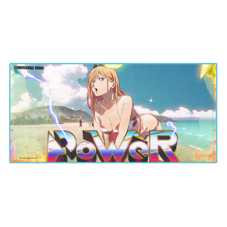 Chainsaw Man Power Towel - Official Crunchyroll Merchandise 150x75cm