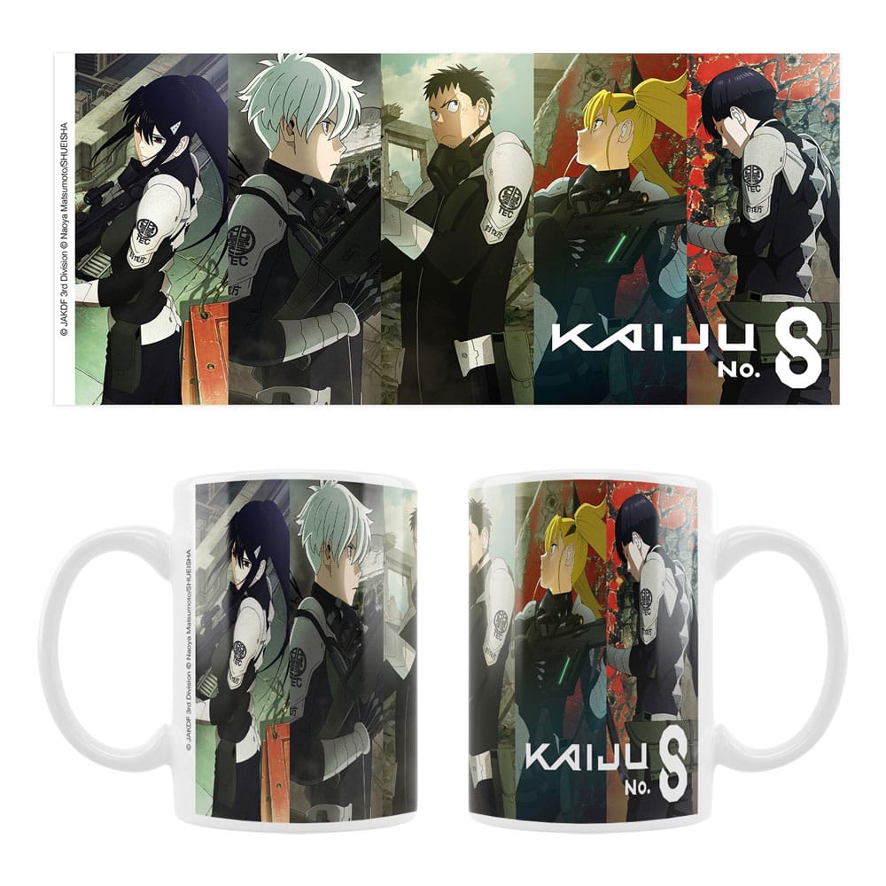 Kaiju No.8 Ceramic Mug: Mina, Reno, Kafka, Kikoru, Hoshina