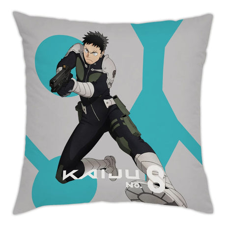 Kaiju No. 8 Pillow: Kafka & Monster, 35x35 cm - Official Crunchyroll Merch