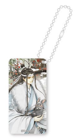 Grandmaster of Demonic Cultivation: Lan Wangji Winter Domino Keychain