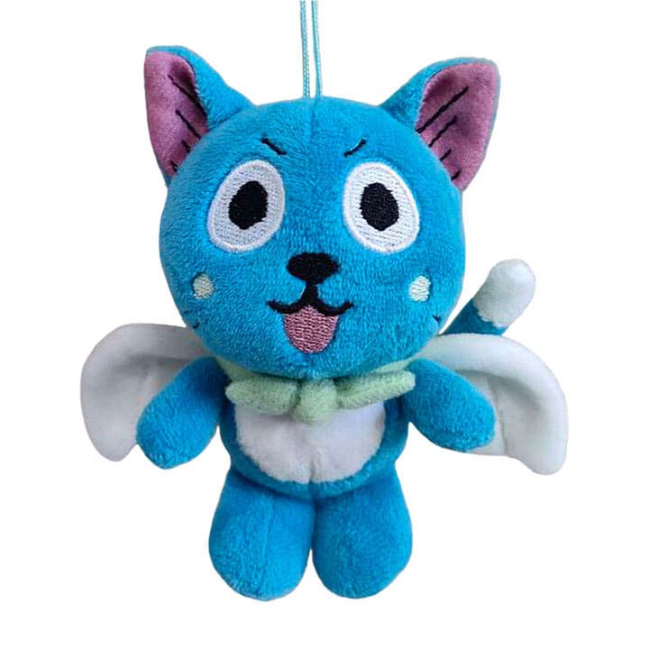 Fairy Tail Happy 10cm Plush Figure & Keychain