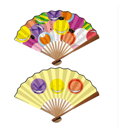 Assassination Classroom Koro-sensei Sticker Bomb Folding Fan
