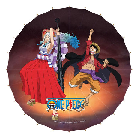 One Piece Official Paper-Parasol - Monkey D. Luffy & Yamato