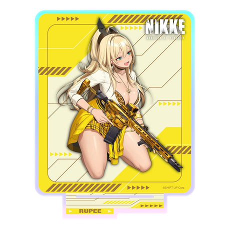 Goddess of Victory: Nikke Crouching Acrylic Stand (14cm, Rupee Holo)