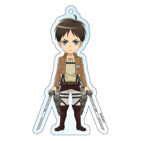 Attack on Titan Holographic Eren Acrylic Keychain - 8 cm
