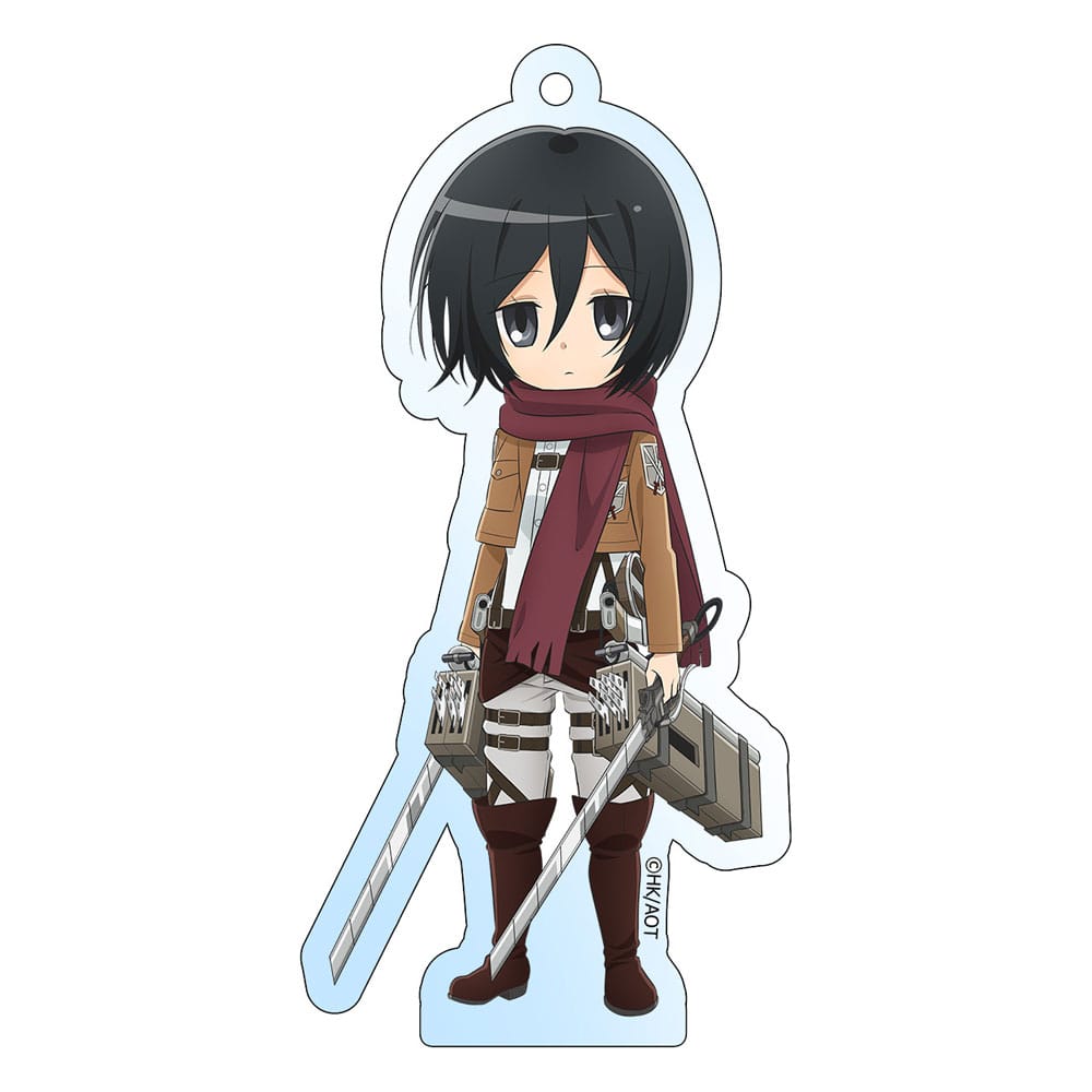 Attack on Titan: Holographic Mikasa Acrylic Keychain (8 cm)