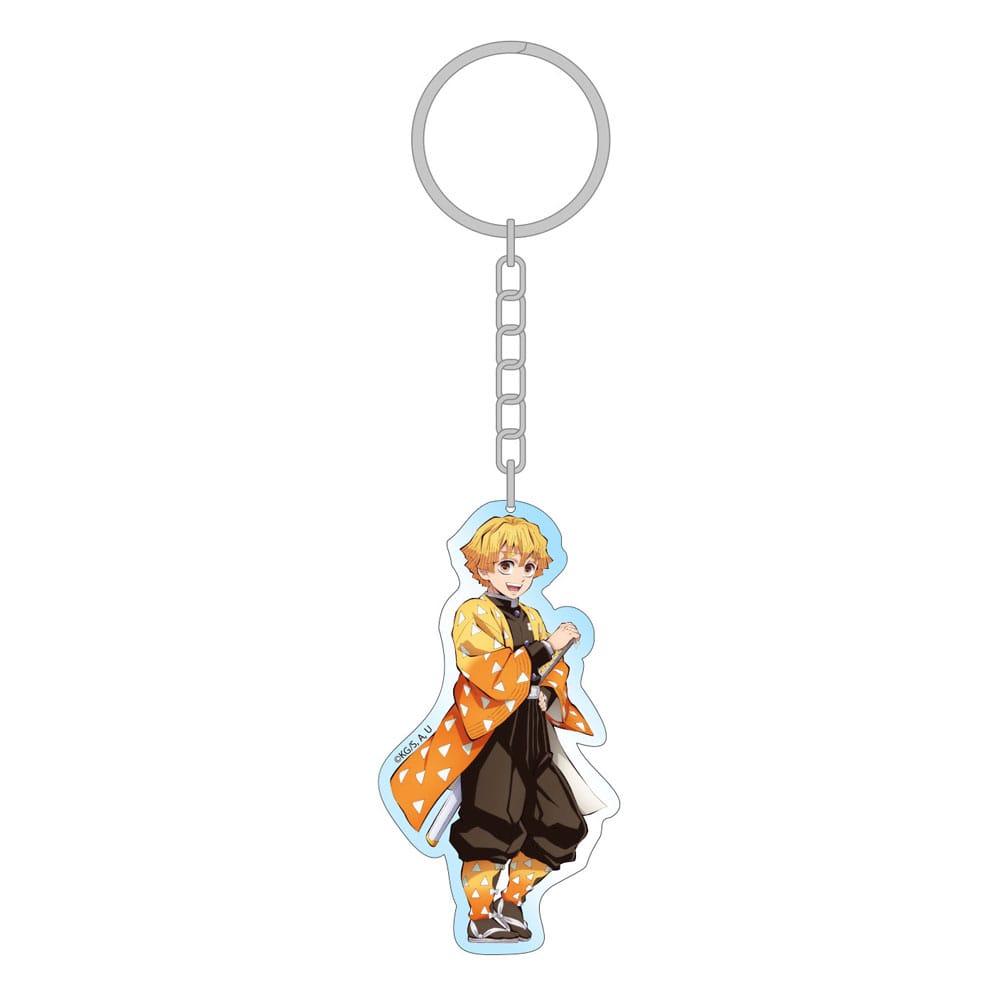 Demon Slayer: Kimetsu no Yaiba Zenitsu Holographic Acrylic Keychain, 7 cm