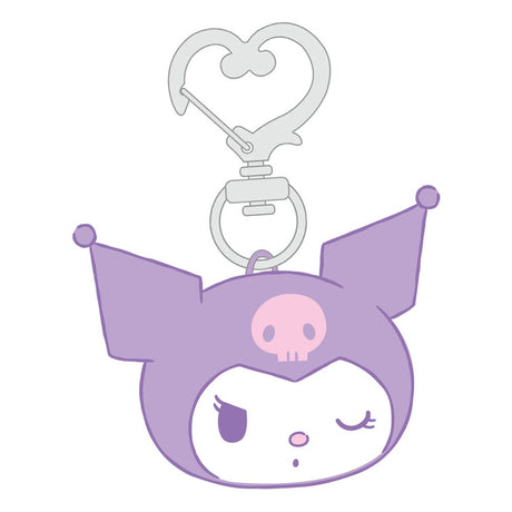 Sanrio Kuromi Plush Keychain - Official Sakami Merchandise