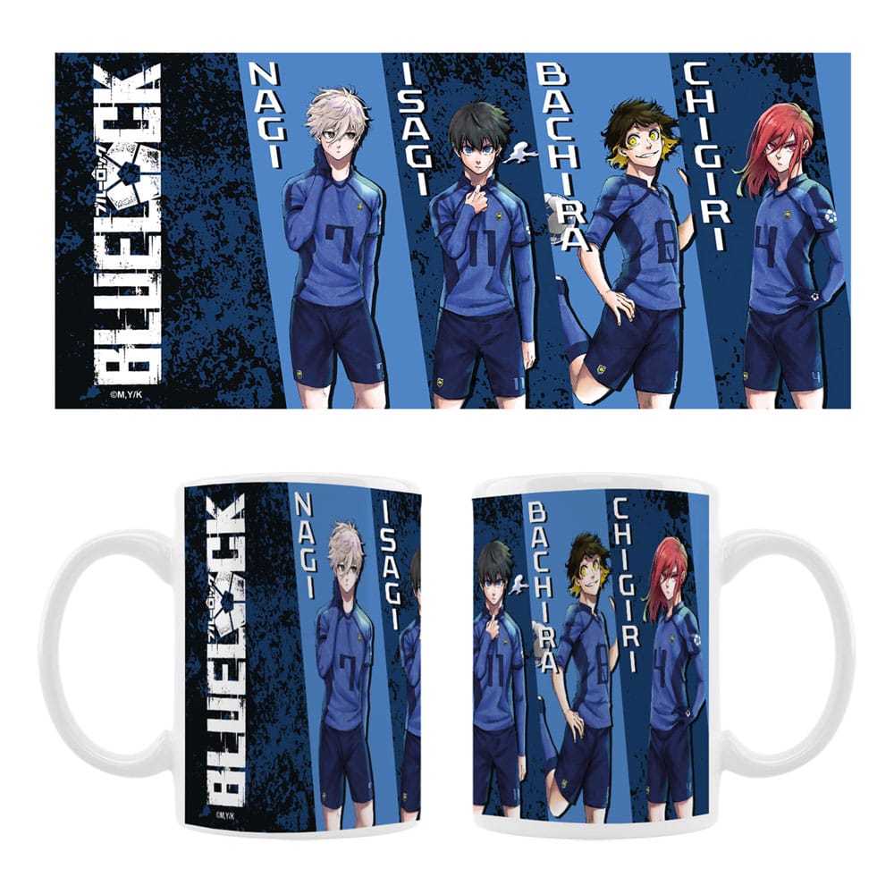 Blue Lock Ceramic Mug: Nagi, Isagi, Bachira & Chigiri