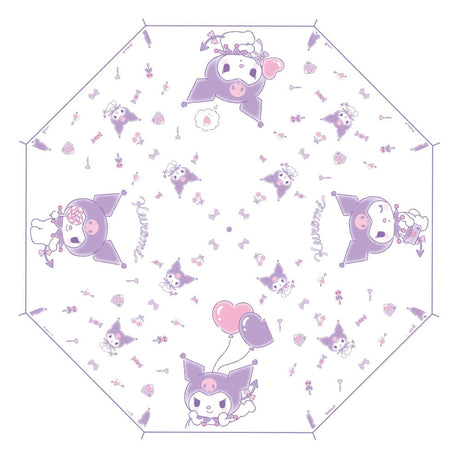 Sanrio Kuromi Transparent Cane Umbrella - Official Sakami Merchandise