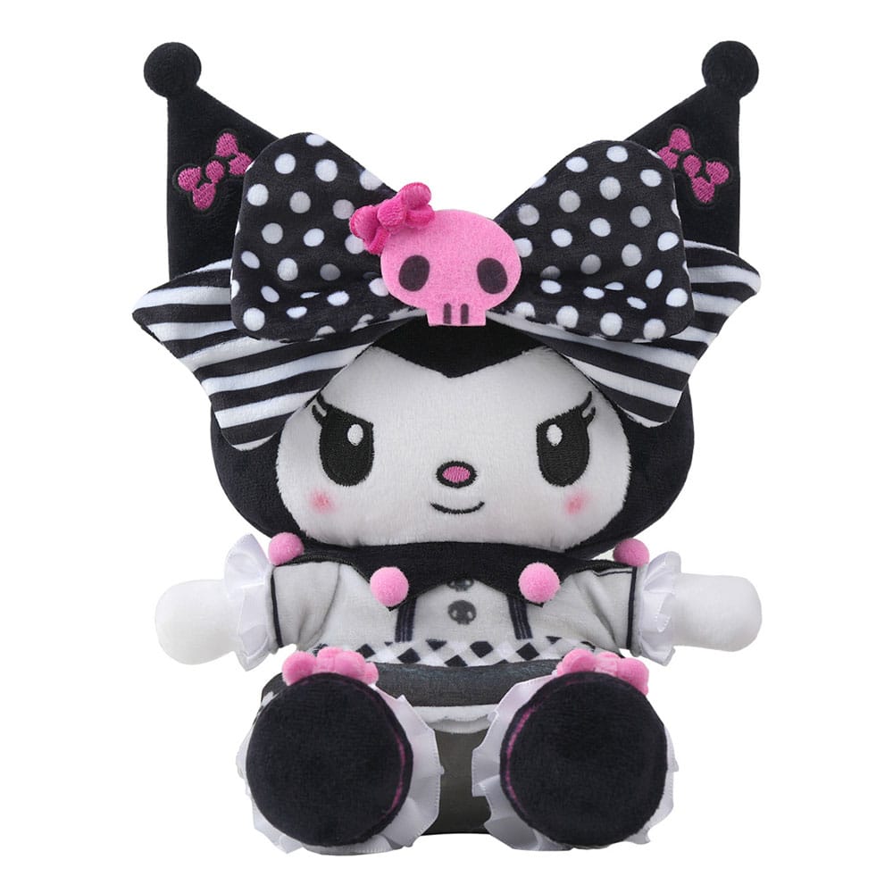 Sanrio Pink Black Party Kuromi Plush Figure - 35 cm