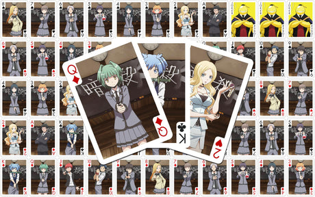 Assassination Classroom Character Playing Cards - Set of 54