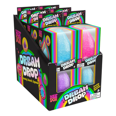 NeeDoh Squeeze Balls Dream Drop Display: Honey-Like Gel Relaxation (12 Pack)