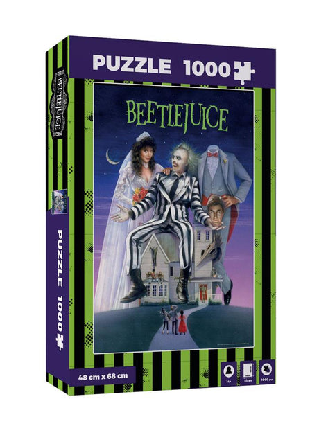Beetlejuice Movie Poster 1000-Piece Jigsaw Puzzle by SD Toys